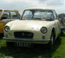  Image description - A very rare 1962 Citroen Bijou at the Rushden Cavalcade. Based on a 2CV chassis.