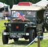 A 1945 Willys Jeep, front view