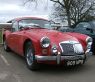 Some of the best cars were in the Car Park. An MGA at Stoneleigh, 2009