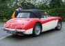 Rear view of an Austin Healey 3000 Mk III at the MK Classic tour